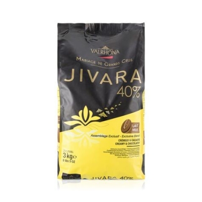 VALRHONA JIVARA LACTEE 40% MILK COUVERTURE 3KG