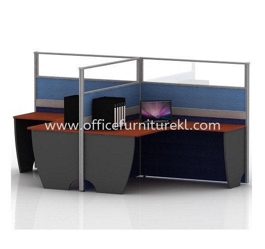 CLUSTER OF 2 OFFICE PARTITION WORKSTATION - Partition Workstation Taman OUG | Partition Workstation Old Klang Road | Partition Workstation Menjalara