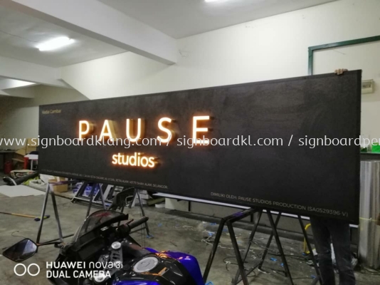 3d box up led channel frontlit lettering signage at Kuala Lumpur