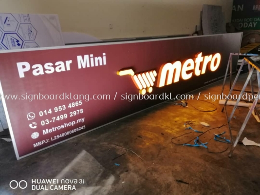 3D LED box up frontlit siganage at klang Kuala Lumpur