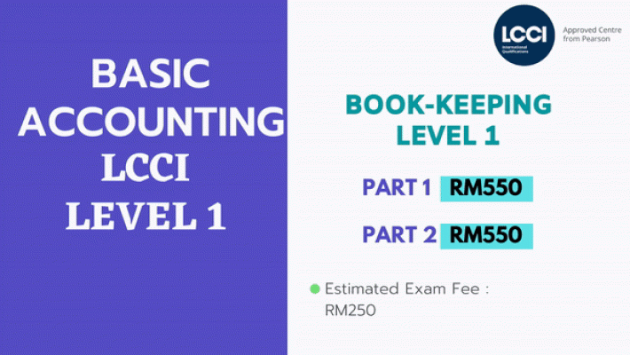 LCCI 1st Level Accounting (3 months) 