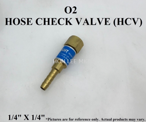 O2 HOSE CHECK VALVE (HCV)