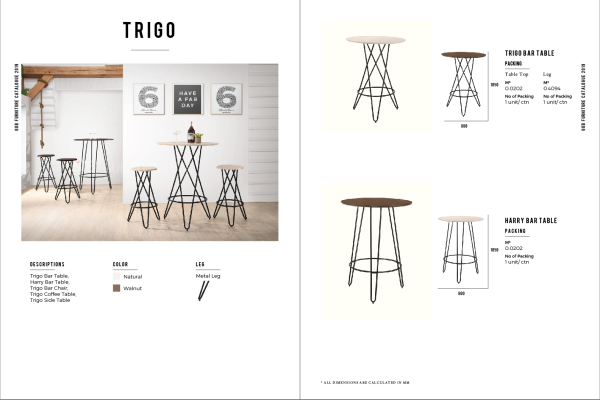 Trigo bar set