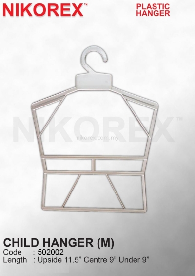 502002 - Child Hanger (M) H206WM (12pcs)