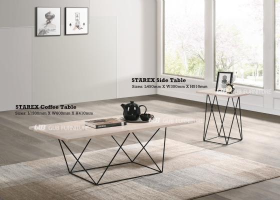 Starex coffee and side table 