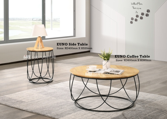 Euno coffee and side table 