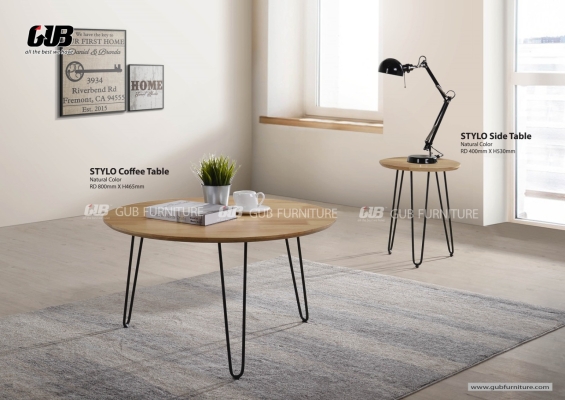 Stylo coffee and side table 