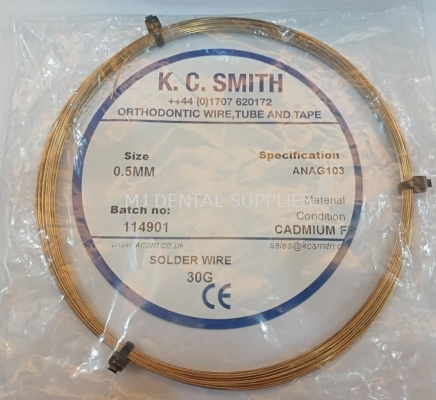 SOLDERING WIRE 0.50MM (30G), K.C.SMITH