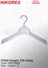 502104MS - Child Hanger 230 Misty (10pcs) Plastic Hanger HANGERS