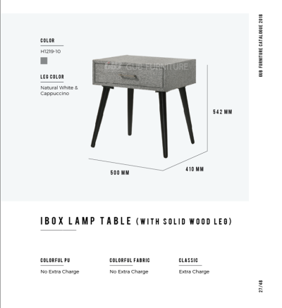 Ibox lamp table