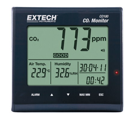 Carbon Dioxide (CO2) Meters - Extech CO100