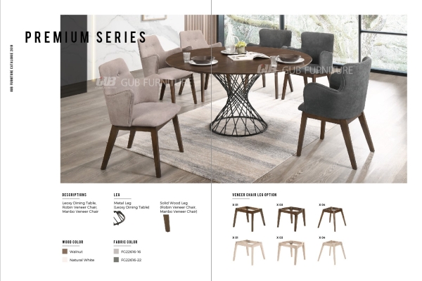 Veneer premium dining set