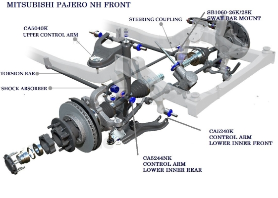 PAJERO V FRONT SYSTEM