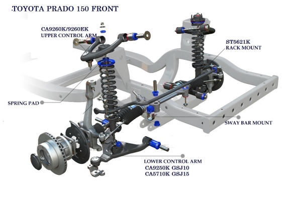 PRADO 150 FRONT SYSTEM