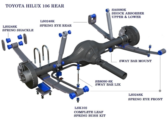 HILUX 106 REAR SYSTEM