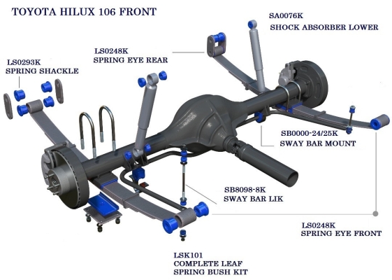 HILUX 106 FRONT SYSTEM