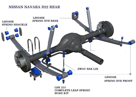 NAVARA D22 REAR SYSTEM