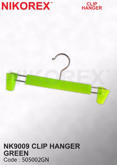 505002GN - Clip Hanger NK9009 Green (10pcs)