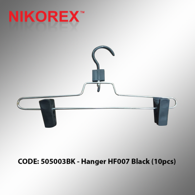 505003BK - Clip Hanger HF007 Black (10pcs)