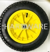 13'' PNEUMATIC WHEEL c/w YELLOW RIM / PRESTAR  WHEELBARROW & ACCESSORIES  TOOLS AND EQUIPMENT