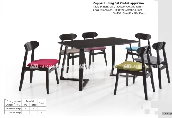 Zepper dining set (1+6)