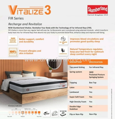 VITALIZE 3 QUEEN SIZE