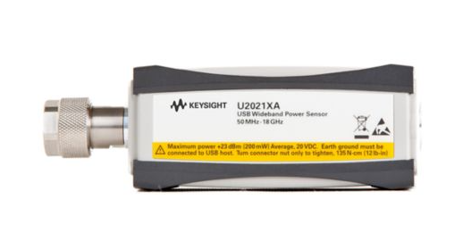 keysight u2021xa 50 mhz to 18 ghz usb peak and average power sensor