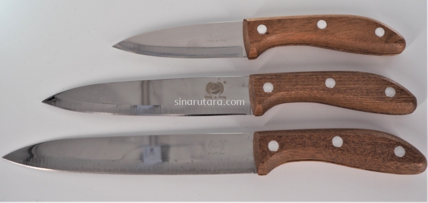 SY-SM7114 7" FRUIT KNIFE WITH WOODEN HANDLE