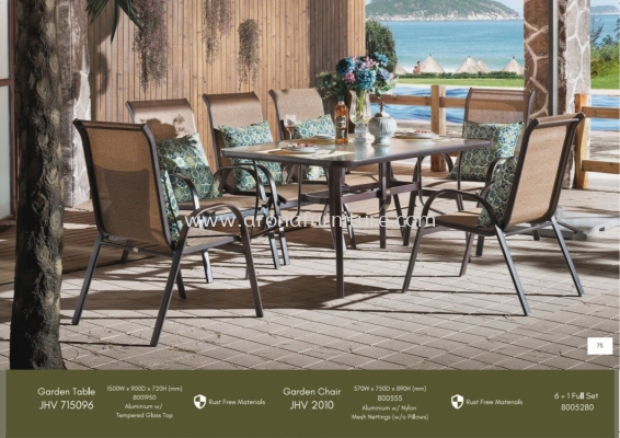 OUTDOOR SET 1+6 GARDEN SET(715096+2010)