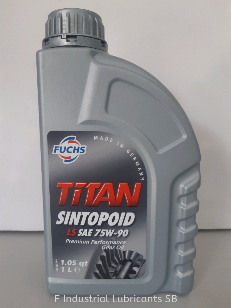 TITAN SINTOPOID LS SAE 75W-90 Distributor, Supplier, Supply, Supplies  Transmission Fluids FUCHS ~ F Industrial Lubricants Sdn Bhd