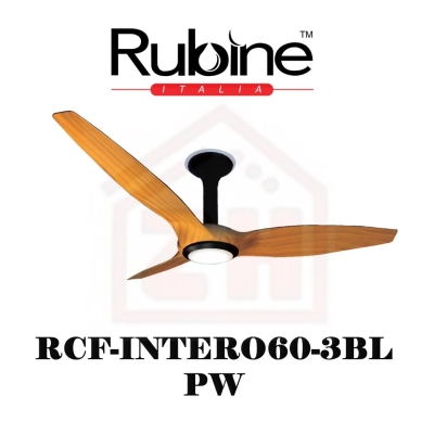 RUBINE Ceiling Fan RCF-INTERO60-3BL