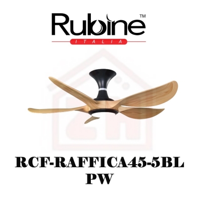 RUBINE Ceiling Fan RCF-RAFFICA45-5BL