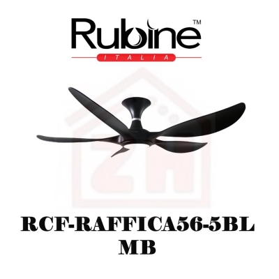 RUBINE Ceiling Fan RCF-RAFFICA56-5BL