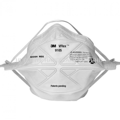 3M 9105 VFLEX FOLDED PARTICULATE RESPIRATORS (N95) 