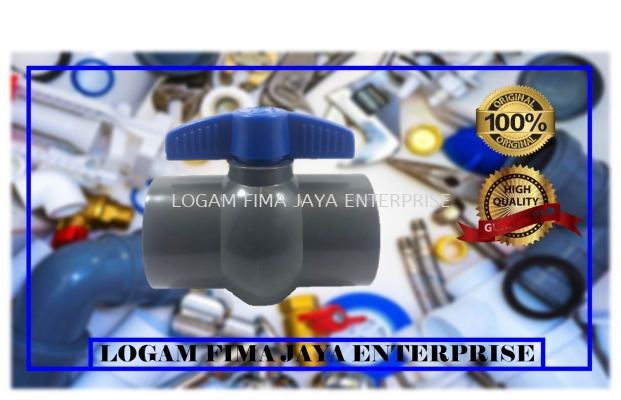 KITA PVC BALL VALVE 1-1/4" (THREADED END)