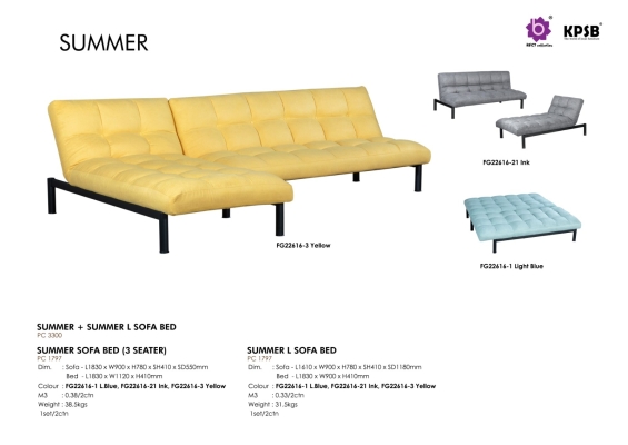 Summer L-Shape sofa 