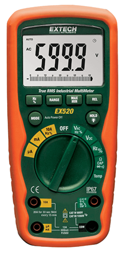 Industrial Multimeters - Extech EX520