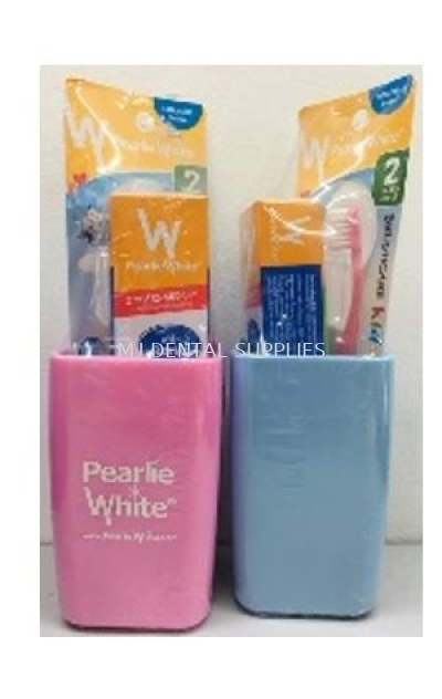 KIDS ORAL CARE KIT (FLUORIDE/FLUORIDE FREE), PEARLIE WHITE