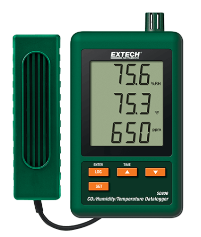 Carbon Dioxide (CO2) Meters - Extech SD800