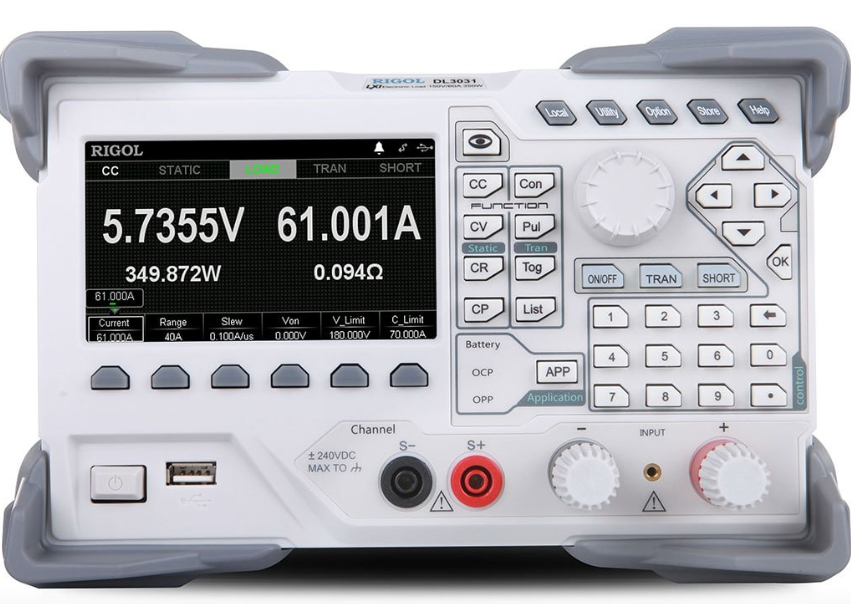 rigol dl3031 programmable dc electronic load (single channel, 150v/60a/15khz 350w)