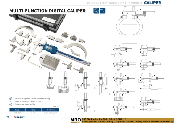 Multi-Function Digital Caliper