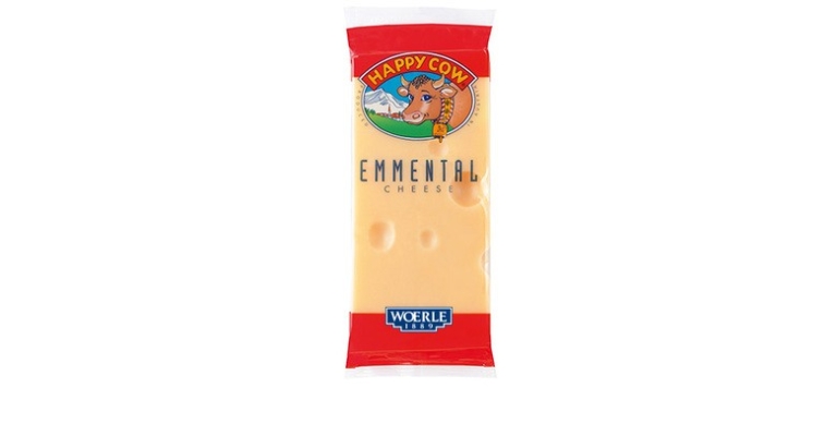 HAPPY COW HAYMILK EMMENTAL CHEESE 250G