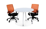 Round discussion table with inula leg Discussion table Conference table