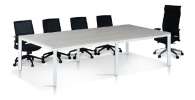 Rectangular conference table with vanda white leg Discussion table Conference table