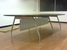 Conference table with inula leg and modesty panel Discussion table Conference table