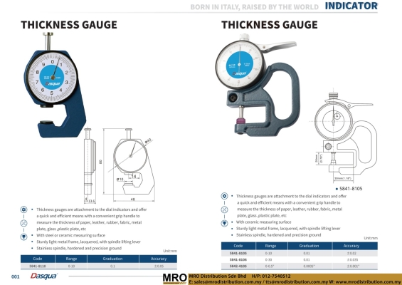 Thickness Gauge