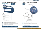 Digital Thickness Gauge With Deep-Throat & Digital Thickness Gauge Indicator DASQUA