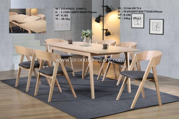 EXTENDED DINING SET