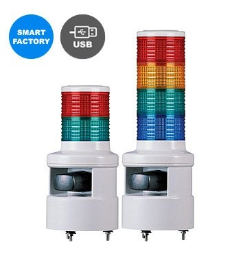 STDEL-USB USB Steady/ Flashing Tower Light & Electric Horn Combination Max.105dB