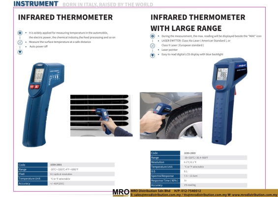 Infrared Thermometer & Infrared Thermometer With Large Range